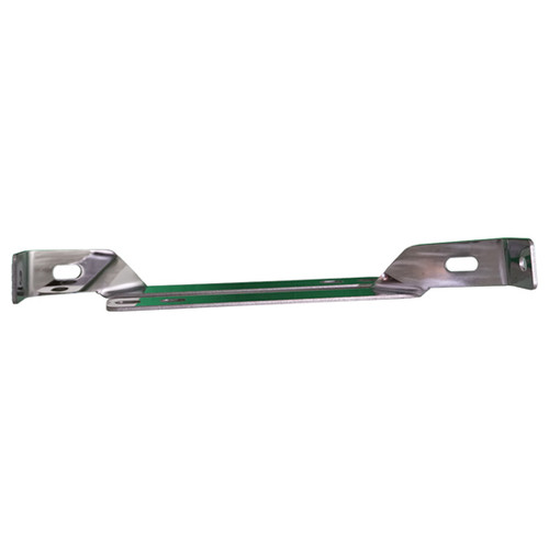 Stainless Steel Bumper Support Bracket W/ 1 Watermelon Light Hole Per Bracket - 20 & 22 Inch Bumper By BESTfit Fits Peterbilt 378 & 379 W/ 20 & 22 Inch Bumper
