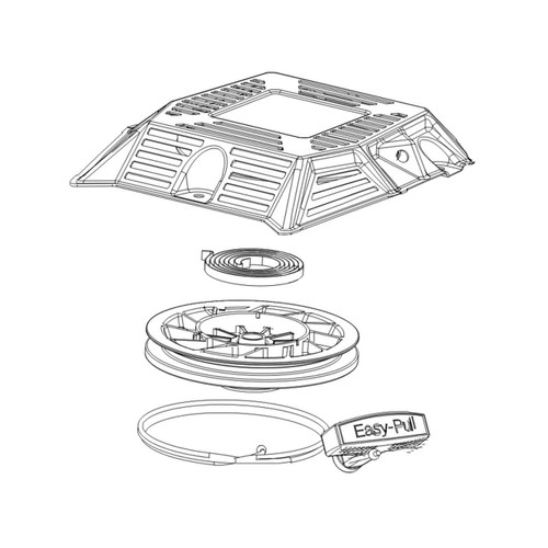 Kohler 14 160 09S Kit; Starter Rope With Handle Original Part