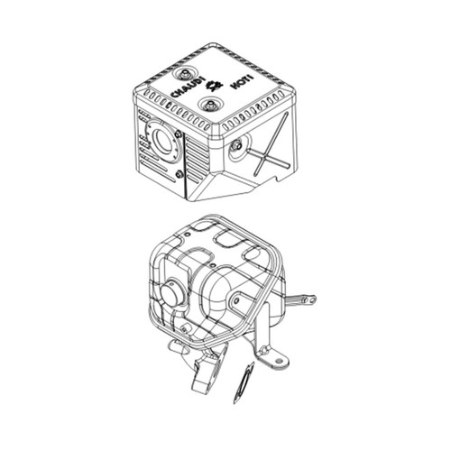 Kohler 17 068 145S Muffler; Assembly With Shield Original Part