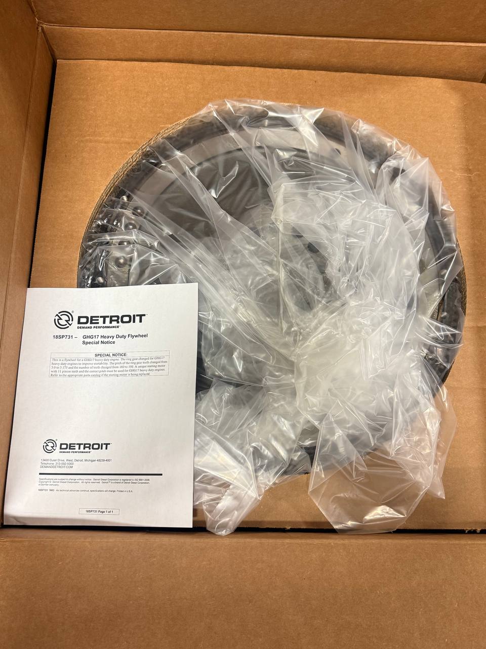 EA4710307005 | Genuine Detroit Diesel Clutch Flywheel Assembly