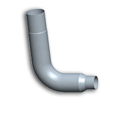 Chrome Long Drop 90 Degree Exhaust Elbow By Lincoln Chrome Fits Peterbilt 378, 379, 389 Glider