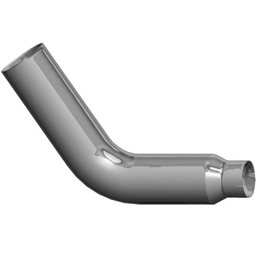 Exhaust Elbow 60 Degree By Lincoln Chrome Fits Peterbilt 378, 379 And 389 Glider
