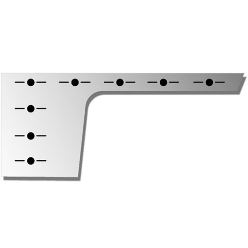 6 Inch Cab & Cowl Panels W/ Light Cutout Options By Valley Chrome Fits Peterbilt 379