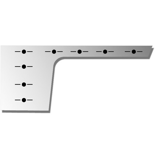 4 Inch Cab & Cowl Panels W/ Light Cutout Options By Valley Chrome Fits Peterbilt 379