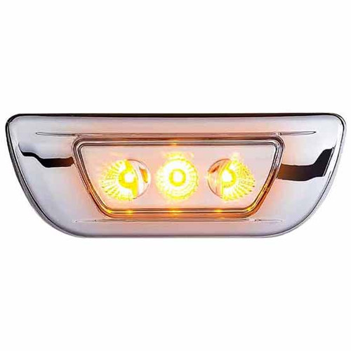 Dual Revolution Amber LED Cab Light Fits Kenworth T680, T700, T880, W990 And Peterbilt 567, 579