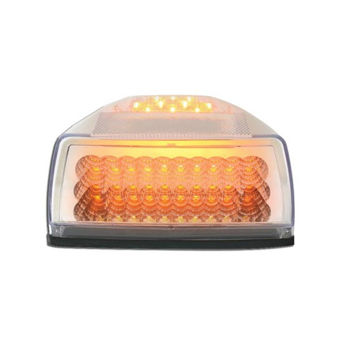Amber Led Turn Signal Light For Peterbilt 379 With Square Headlights