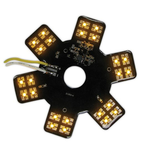 5-1/8 Inch Glo Star Inner Air Cleaner LED With 24 Diodes For 13 Inch Donaldson And Vortox Air Breathers