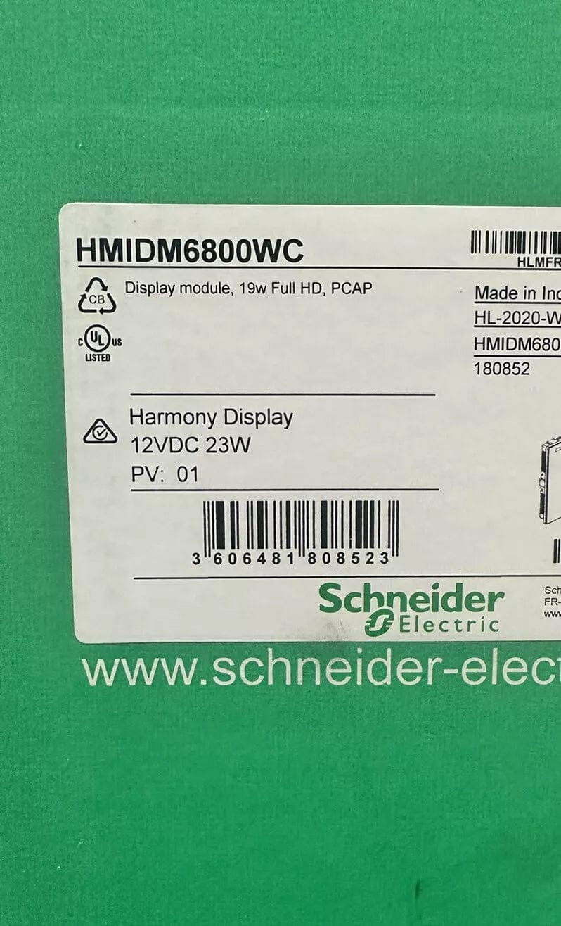 HMIDM6800WC | Genuine Schneider Electric Display Module 19W Full HD, PCAP