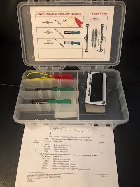 2892512 | Genuine Cummins Wiring Harness Repair Kit