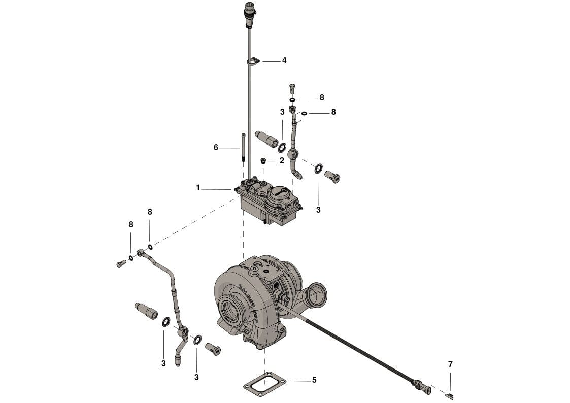 2840221 | Genuine Cummins Turbocharger Actuator Kit