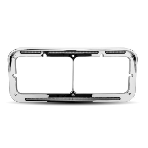 TRUX TU-1029 FLATLINE CLEAR AMBER MARKER LED HEADLIGHT BEZEL